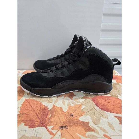 Size 13 - Air Jordan 10 Retro Stealth Men's Basketball Shoes - Picture 2 of 6